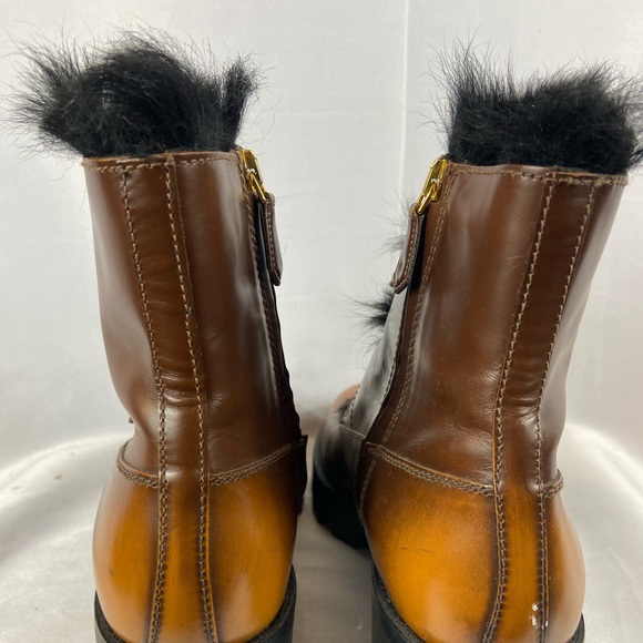 Prada Fur patent leather Boots EU36/US6 - Picture 5 of 8